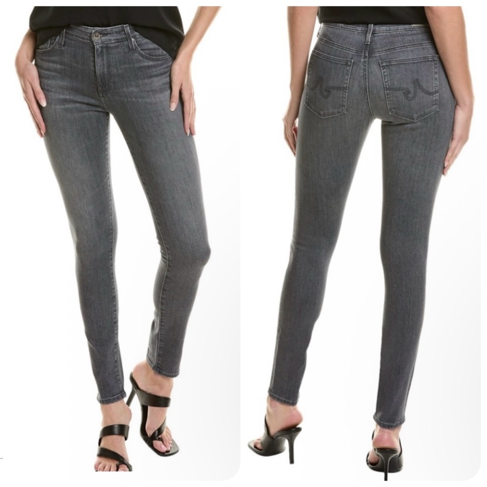 ADRIANO GOLDSCHMIED Jeans Women’s 28R Gray Farrah High Rise Skinny Ankle